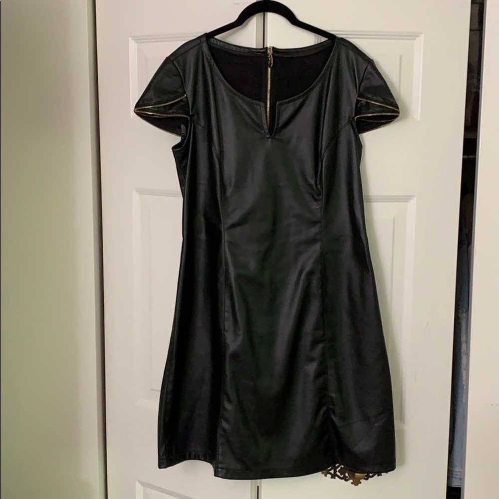 Custom made leather dress!